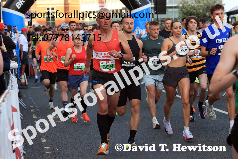 The Newcastle Quayside 10k Road Race, 2025 Newcastle Quayside 5k and 10k Road Race  Photo: David T. Hewitson/Sports for All Pics